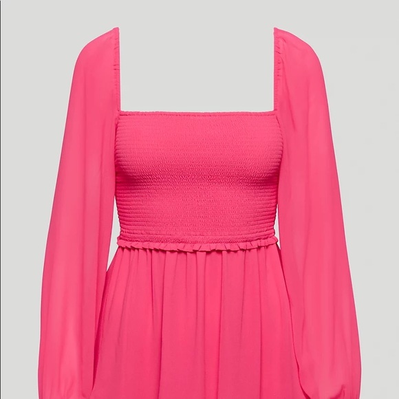 Wilfred Dresses & Skirts - NWT Aritzia Wilfred Tempest Mini Dress Sz XL in Bright Rose